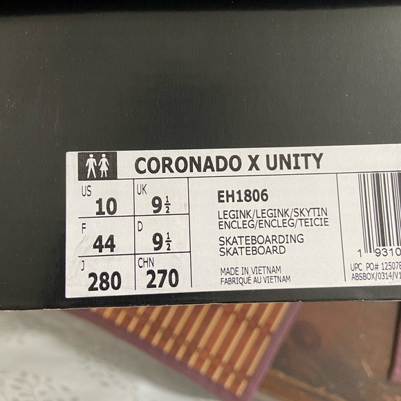 Men’s ADIDAS UNITY sneakers navy size 10 BNIB - Picture 2 of 11